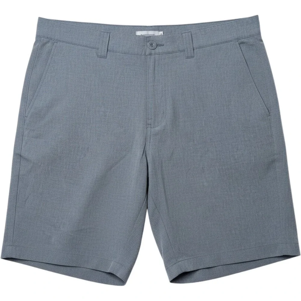 TravisMathew Beck Shorts Mens 34 Grey Golf Performance 1MM208 Stretch Casual